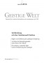 Cover der Zeitschrift Geistige Welt, Heft 3/2010 zum Thema Verbindung mit der Geisterwelt Gottes