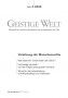 Cover der Zeitschrift Geistige Welt, Heft 3/2020 zum Thema Verletzung der Menschenrechte