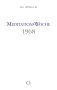 Cover des Buches Meditationswoche 1968 von Medium Beatrice Brunner